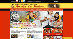 Desktop Screenshot of colegiohumboldt.edu.pe